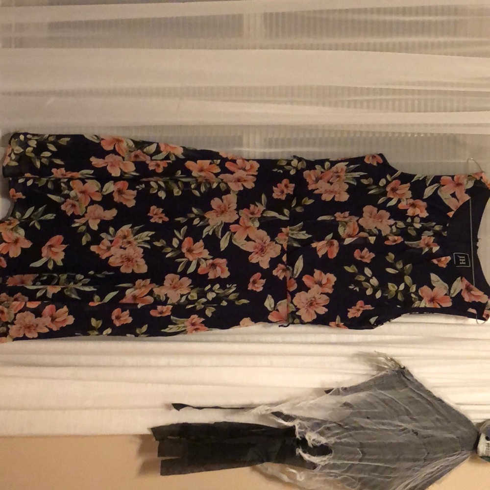 Floral mid calf dress